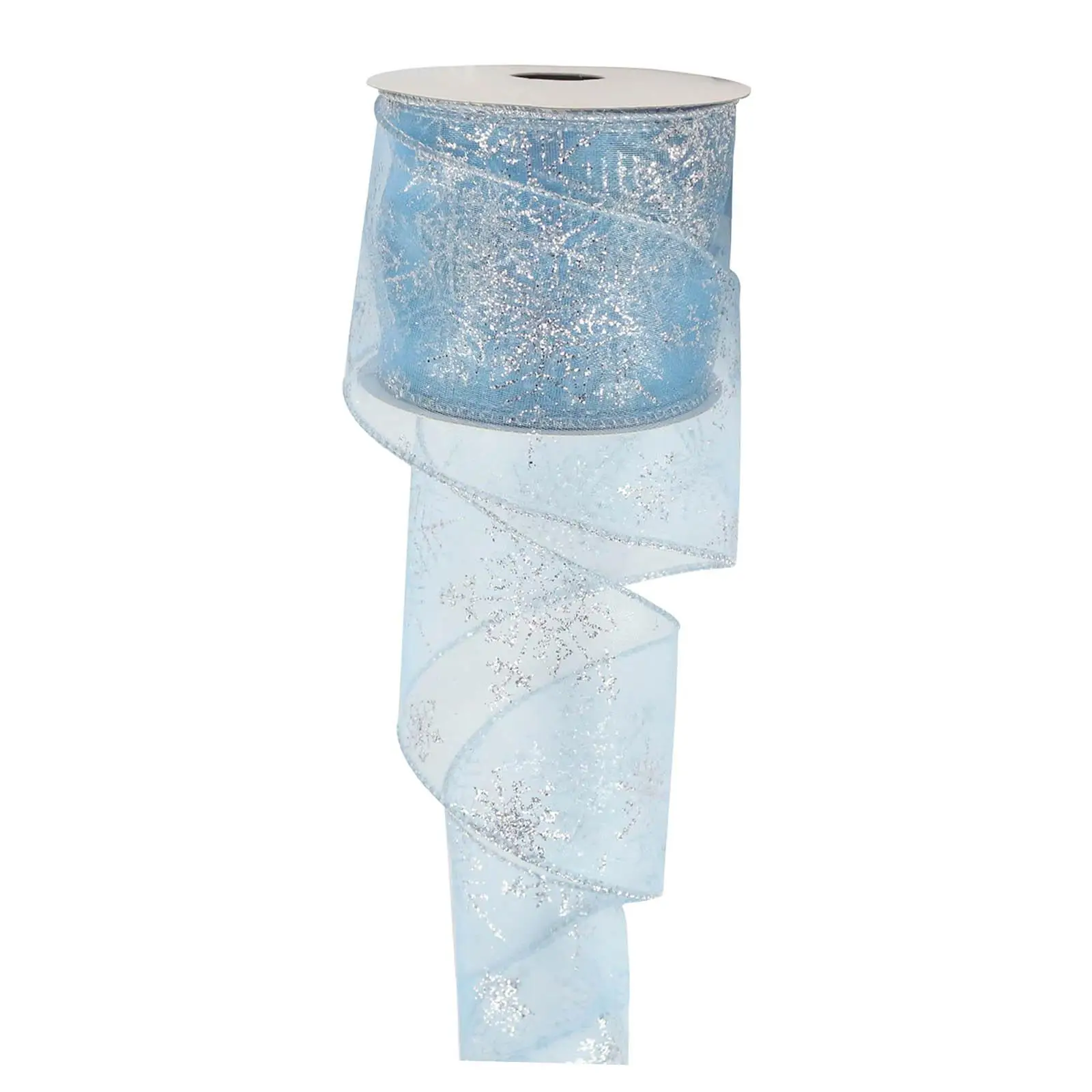 4x Glitter Ribbon Christmas DIY Trim Crafts for Party Home Decoration Blue