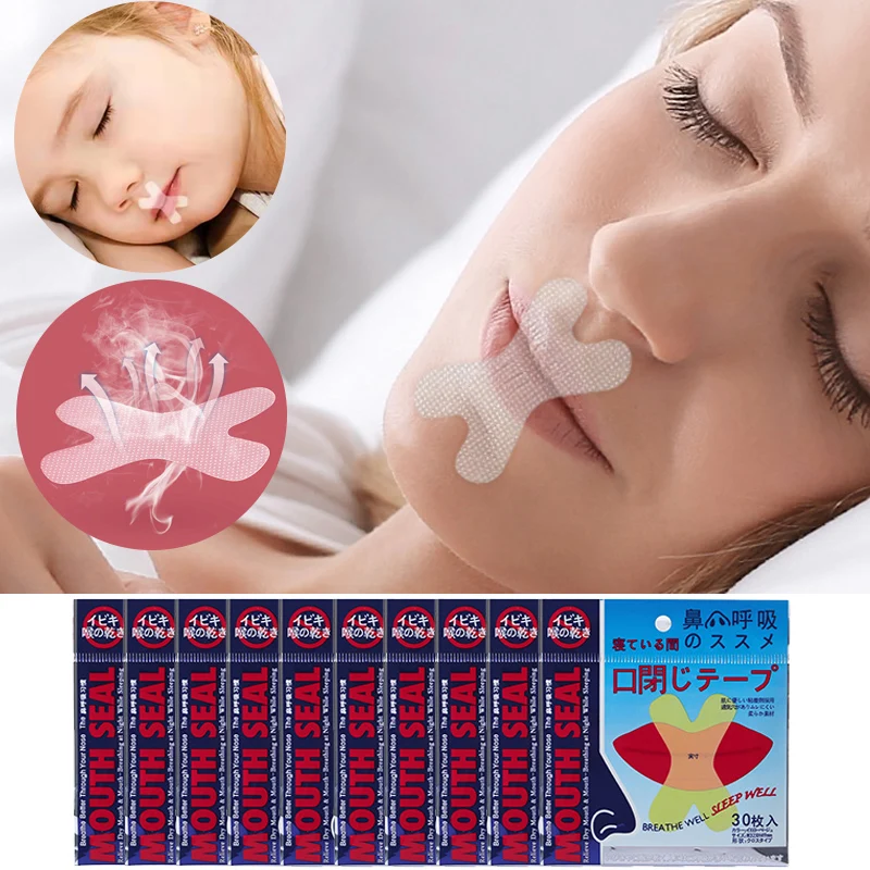 

150/300pcs Mouth Tape for Sleeping Anti Snoring Patch Health Care Sleep Nasal Sticker Better Breath Snoring Aid Device for Less