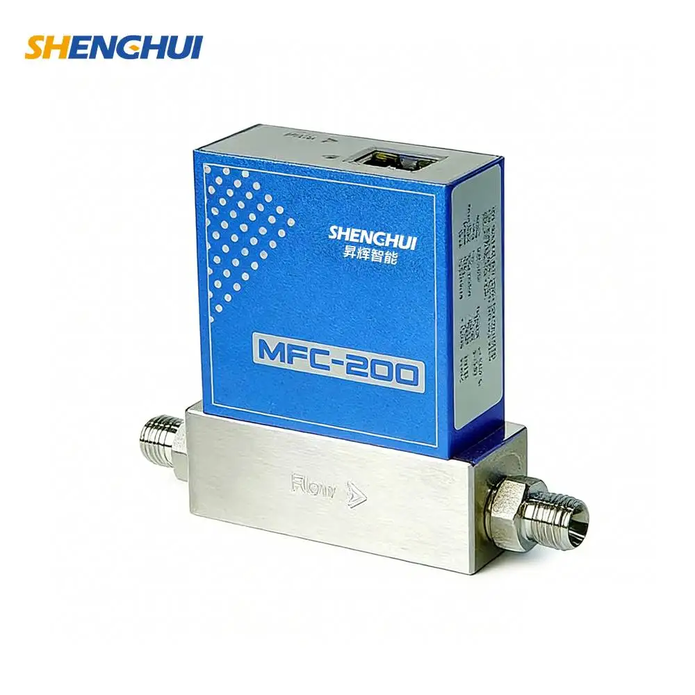 MFC-200   Mass Flow Controller MFC 20SCCM 50SCCM RS485 Modbus RTU 0-5V Analog for N2 O2 Air CO2  Analyzer  Mixing