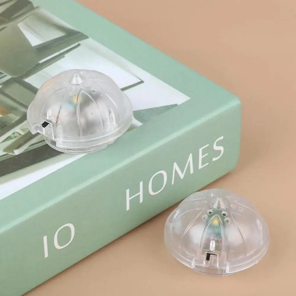 High Quality Plastic Dollhouse Miniature Lighting Park 5*5*3cm Transparent Simulation Street Light House Decor Accessories