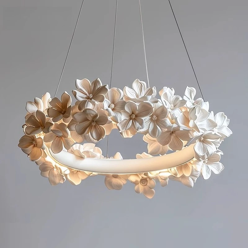 

French Retro High-end Pendant Light Used in Villa Living Rooms Dining Room Bedroom Chandelier Indoor Lighting Hanging Fixture