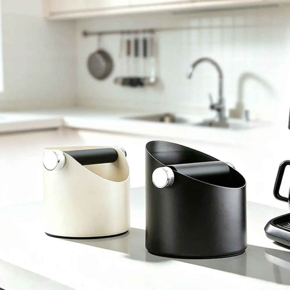 Coffee Knock Box Stainless Steel Grounds Waste Bin For L Beans Espresso Machine Barista Accessories Kitchen Bar Counter Storage