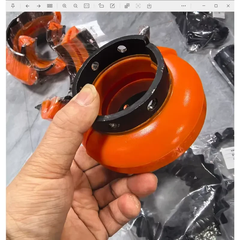 Coupling With Elastic Split-type Rubber Coupling E3 Type, Orange Polyurethane Elastic Body