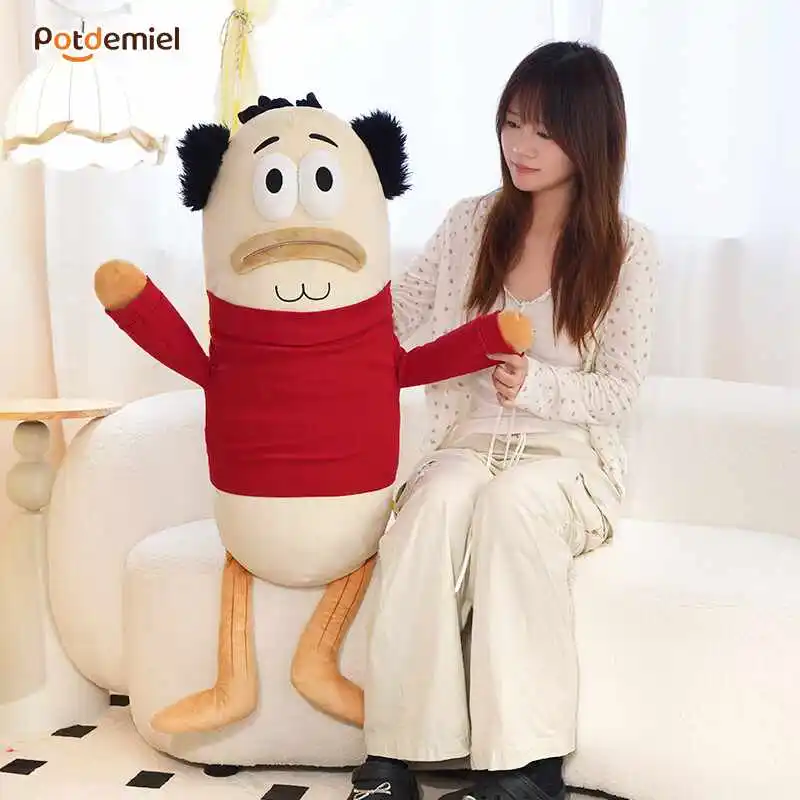 Potdemiel Soft Plush Doll Throw Pillow Spongebob Bikini Bottom Resident Fish Cartoon Anime Peripheral Gift Customized