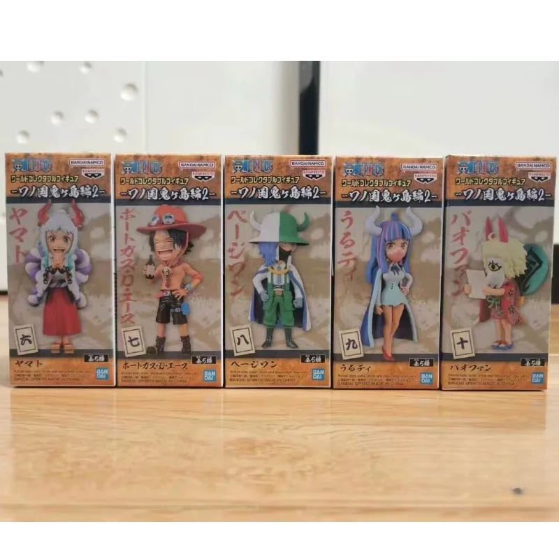 

В наличии: Сувениры по аниме Bandai One Piece Wano Country WCF Onigashima Arc 2 — Ямато, Эйс, Тоби Роппо, Улти. Подарок.