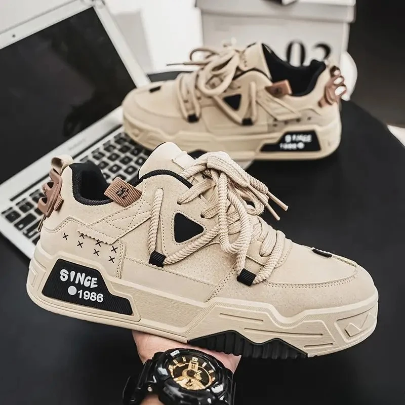 

Spring Men's New Fashionable Low Top Board Shoes Trendy Versatile Sneakers Casual Comfortable Men's Sneakers Zapatos De Hombre