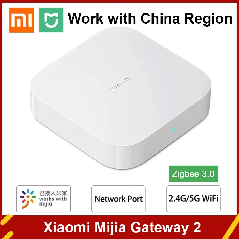 China-Version Xiaomi Smart Home Hub 2 Zigbee 3.0 Intelligentes Multi-Mode-Gateway Wifi 5 GHz 2,4 GHz Bluetooth Mesh Mijia Mihome