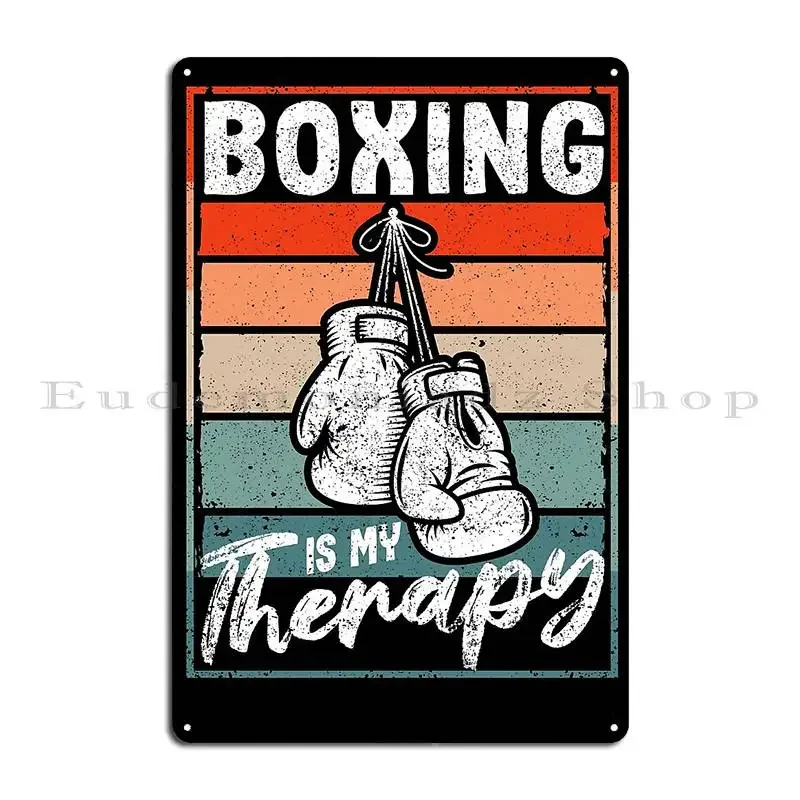 Funny Boxer Workout Trainer Player Fan Boxing Metal Plaque Poster Rusty Kitchen Vintage Character Kitchen Tin Sign Poster