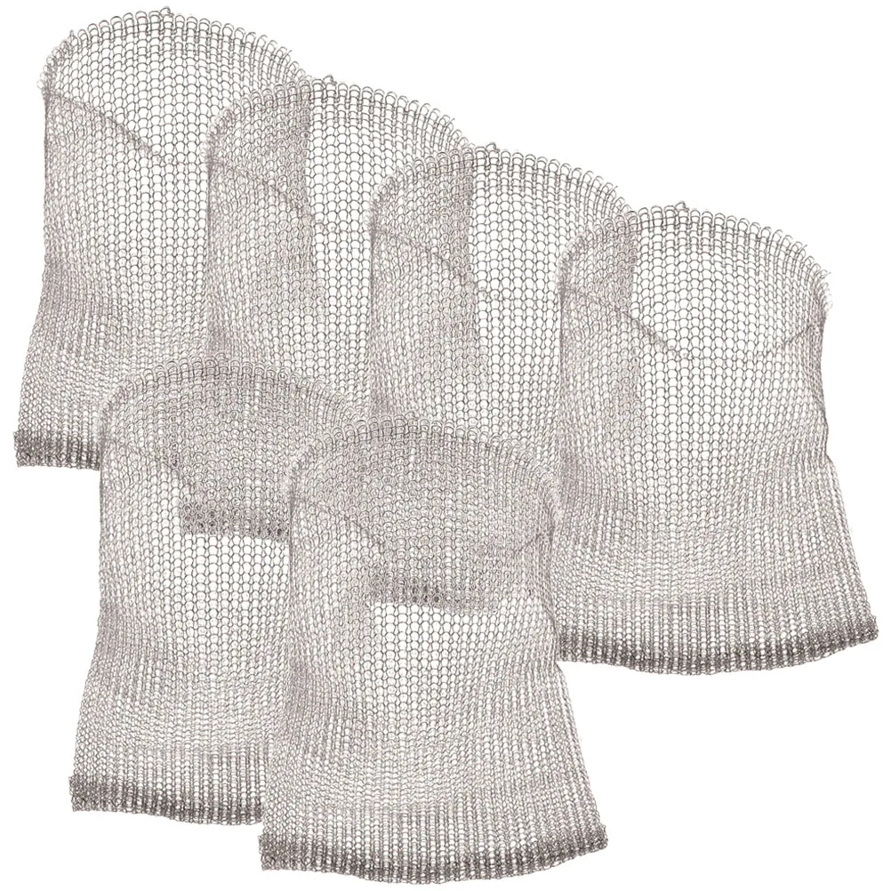 

6pcs Stainless Steel Mesh Bags 10x9inch Plant Root Protection Baskets Gardening Accessories Flower Root Protectors Garden Mesh