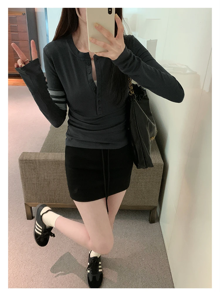 Spring Women T Shirt T-Shirt Woman Clothes Tops Tshirt Female Crop Top Tees Y2k Para Mujer Ropa De Mujer Roupas Feminina Traf