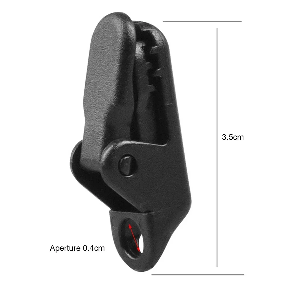 5Pcs Clip per teloni tende da campeggio tenda da sole attrezzatura per morsetto per corda a vento fibbia a Clip in plastica gancio per impugnatura a