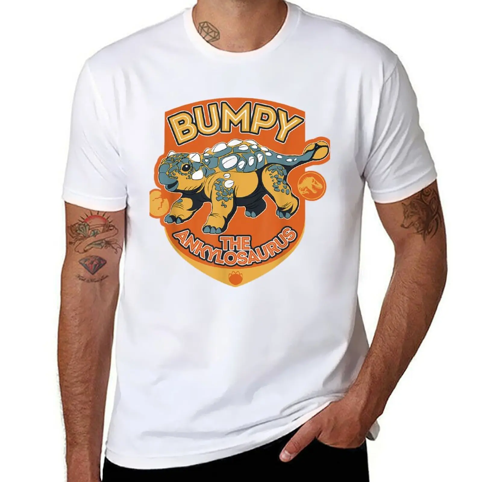 

Jurassic World Camp Cretaceous Bumpy The Ankylosaurus T-Shirt anime tshirt man t shirt cotton T-Shirt