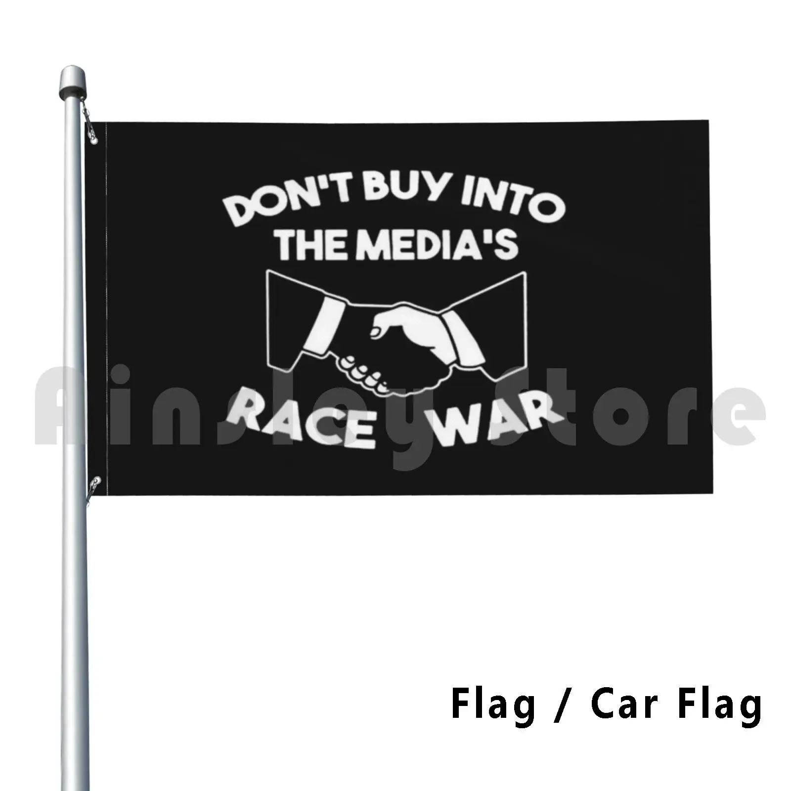 Dont Buy Into The ( Fake News ) Medias Race War! Outdoor Decor Flag Car Flag Defund The Media Brainwashed