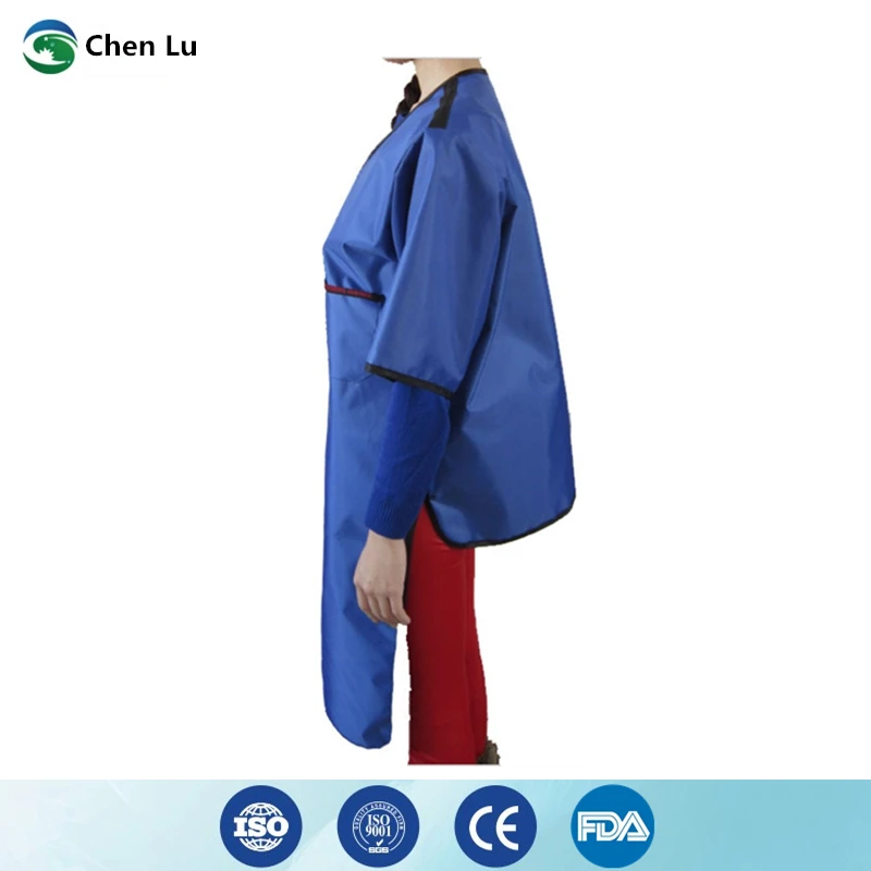 

High quality radiation protective short sleeved lead overcoat x-ray gamma ray radiological protection 0.35/0.5mmpb lead clothes