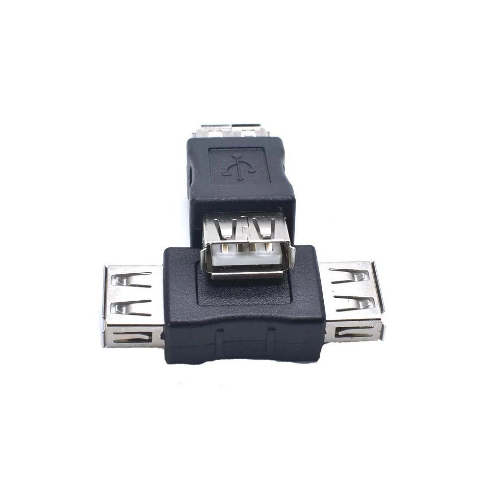 

2PCS for Computer USB 2.0 Type A Female to Female Coupler USB Adapter Connector Double Female Straight Head Adapter