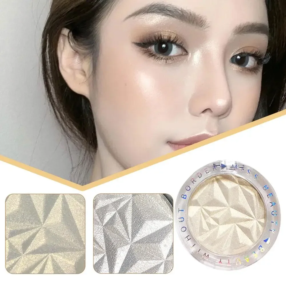 Powder Palette Glitter Diamond Shimmer Highlighter Face Monochrome Pearlescent แต่งหน้า Face Contouring แต่งหน้าสําหรับผู้หญิง