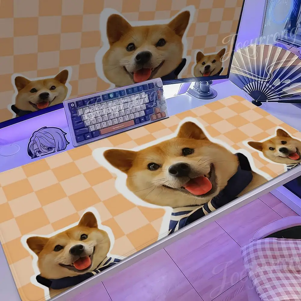 

Shiba Inu Mouse Pad 1000x500 Hot Anime Taro Sakamoto Days XXL Large Gaming Non-slip Office Keyboard Mats Desk Mat