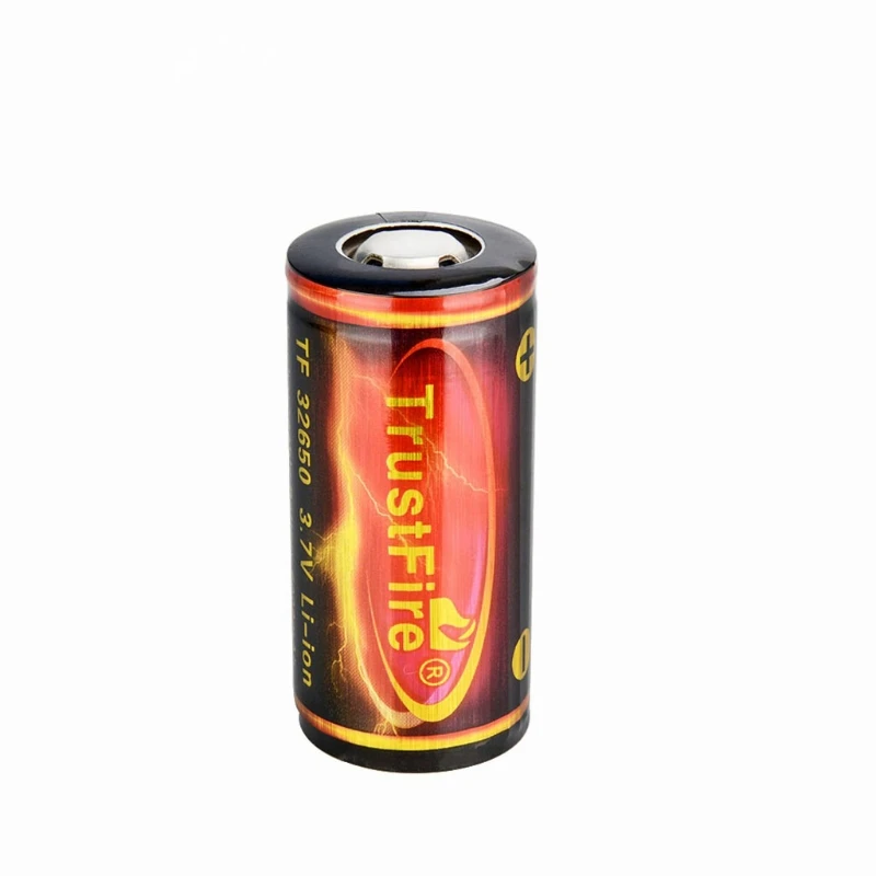 1 قطعة شقة أعلى 32650 6000mAh ليثيوم أيون 3.7V قابلة للشحن بطارية ليثيوم