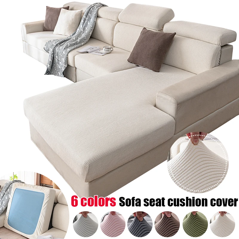 Jacquard Sofa Sitzkissenbezüge Stretch Sofa Schonbezüge Sofas Möbelschutz für Schnittsessel Loveseat Haustiere Kinder