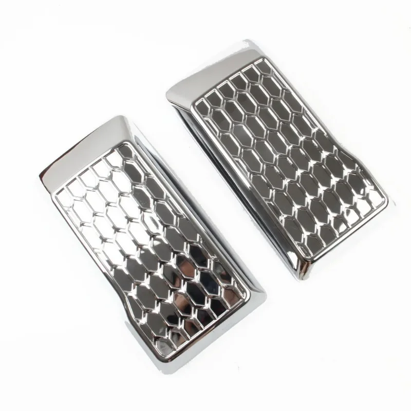 Front crash cover electroplated with red paint, black car modification accessories