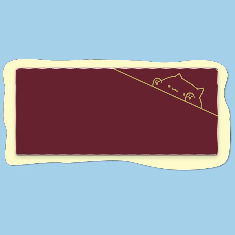 

XL Mausepad Cat in the corner Desk Mat Gaming Mat Pad on The Table Office Gamer Accessories Keyboard Mats Mouse Pad Mouse Carpet