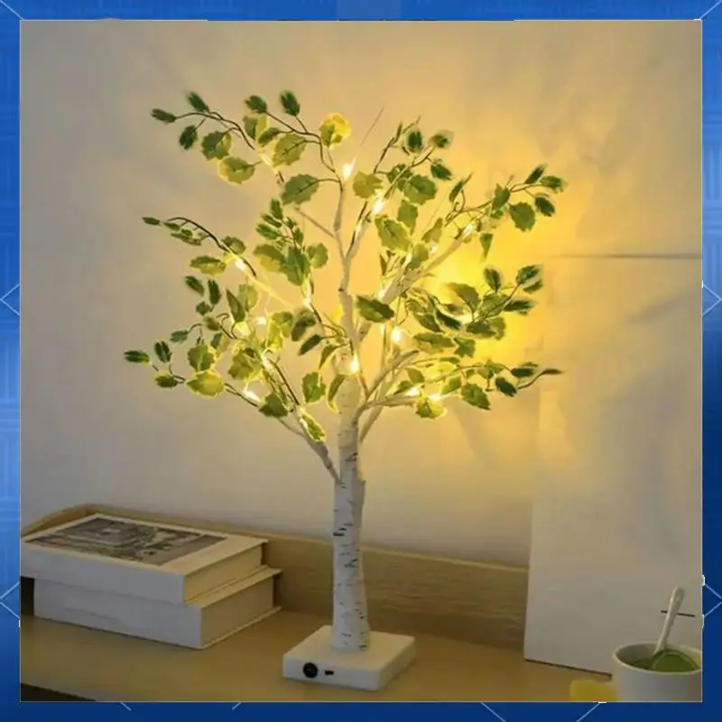 

AA77 1Pc 24LED Simulation Tree Light Holiday Shaped Tree Light Various Activity Scene Decoration Luminous Tree