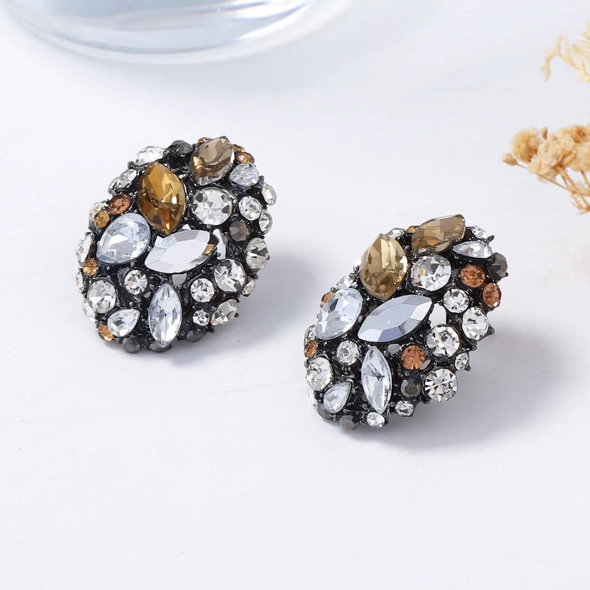 ZAA خمر مجوهرات فاخرة حجر الراين هندسية قطرة وأقراط 2026 العصرية امرأة اكسسوارات السحر فتاة عطلة هدايا الحفلات #4