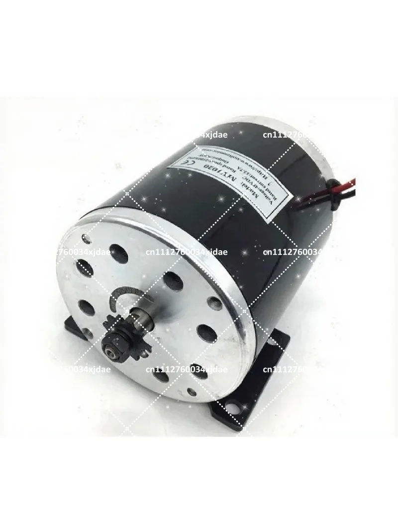 500W 24V 36V 48V DC High Speed Brushed Motor for Electric Scooter