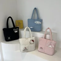 Bolsos de Maquillaje Originales de Hello Kitty, Bolsos y Carteras de Sanrio, Bolsa de Compras de Melody, Estuche de Cosméticos de Kuromi, Bolsa Kawaii para Mamá