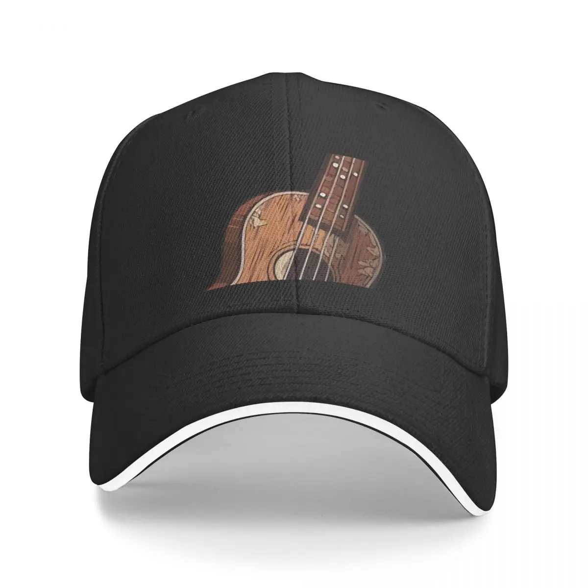 Vintage ukulele - a cute little instrument Baseball Cap Military Tactical Cap cute Beach Outing Hats For Women Men's