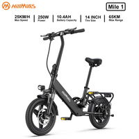 Mile 1 Adult Electric Bike, 250W Electrical Road Bicycle, 36V 10.4Ah Battery E-bike, 14\