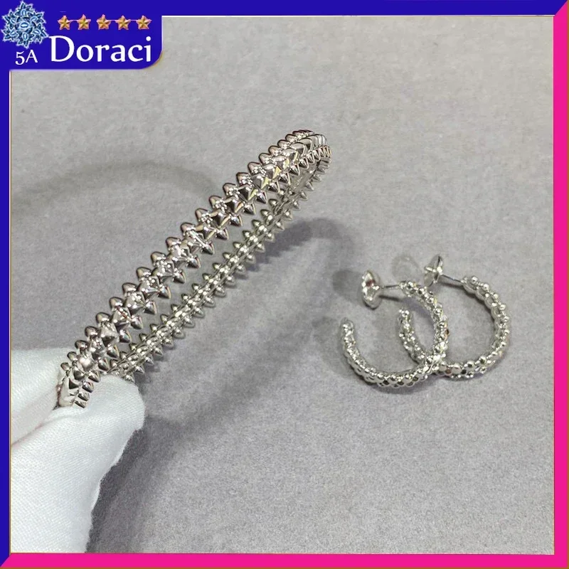 High-end New European and Amrican Popular Nail Bracelet Personality Fashion Screw Full Diamond Bullet Bracelet