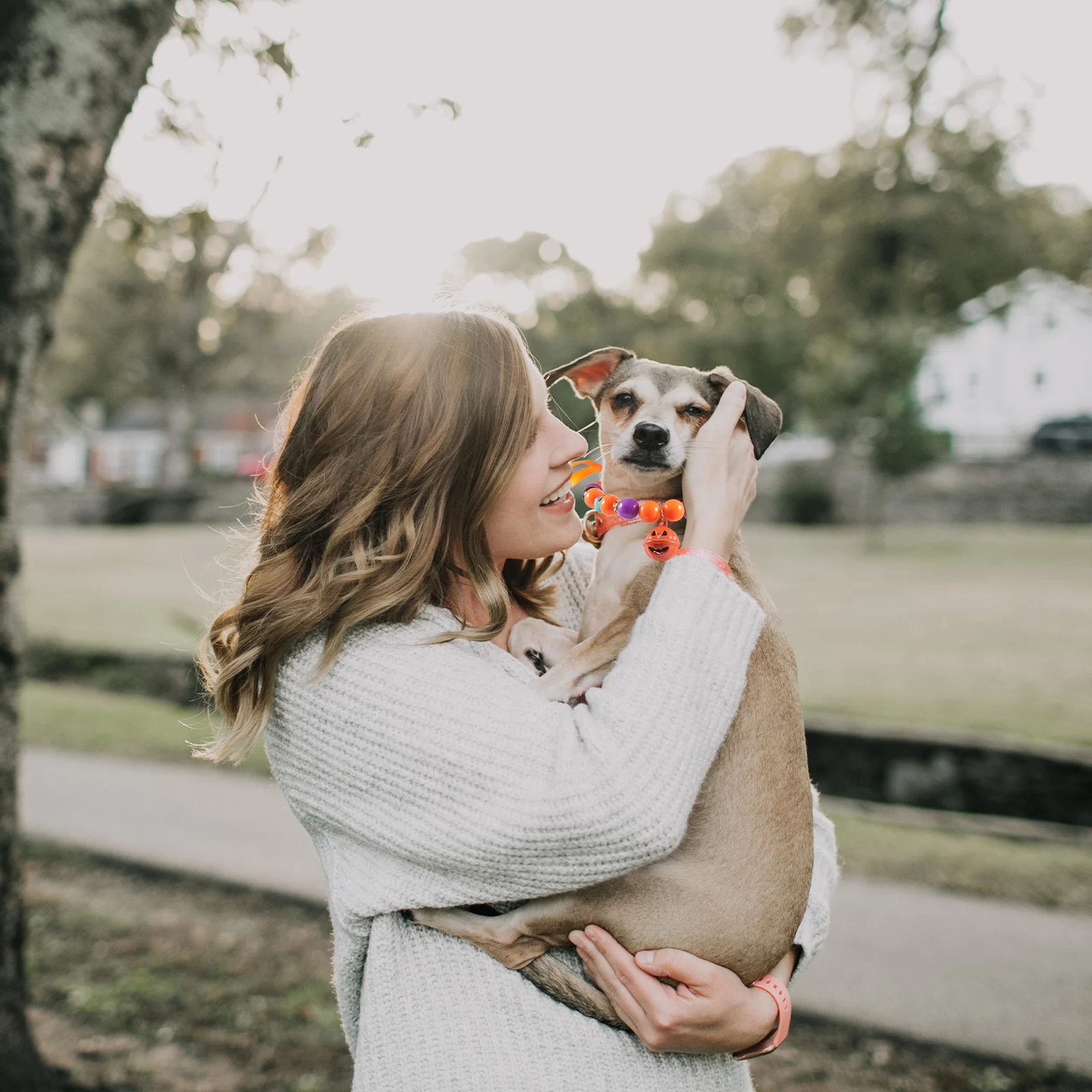 

Halloween Pet Collar Pumpkin Pendant Adjustable Dog Cat Necklace Decorative Alloy Elements Kitten Collar Themed Party Outdoor