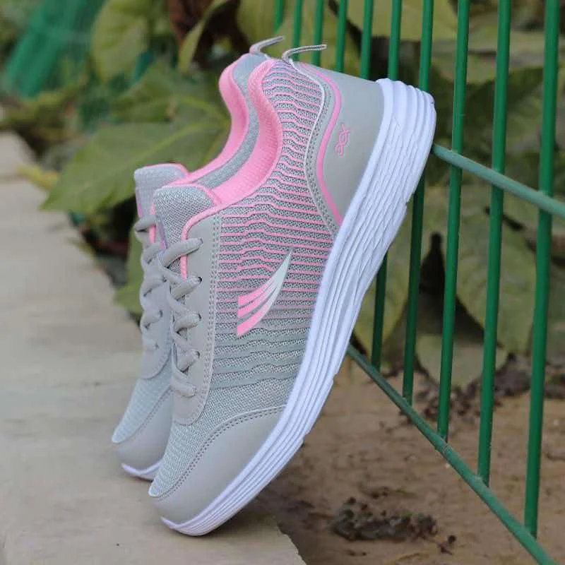 Women's tennis Ladies Daily Women's Shoes Casual Sports Korean Fashion Breathable Flat Bottom Running Light Travel Sneakers