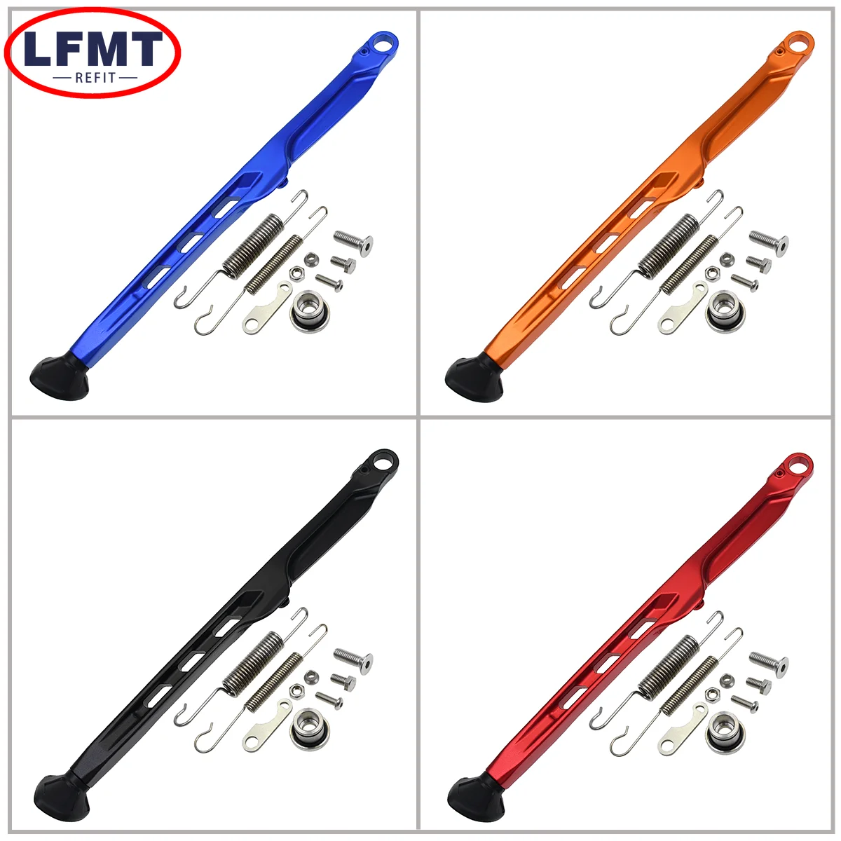 Kickstand Side Stand+Spring Kit For KTM EXC 300 EXCF XC XCF Six Days 150 250 300 350 450 500 For Husqvarna TE TX FX FE 2023-2024 - Image 2
