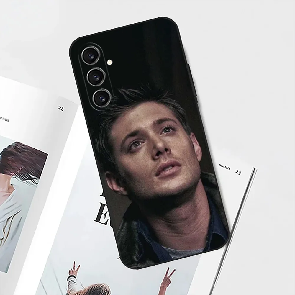 Celebrity D-Dean Winchester Phone Case For Samsung S25,S24,S21,S22,S23,S30,Ultra,S20,Plus,Fe,Lite,Note,10 Black Soft Shell