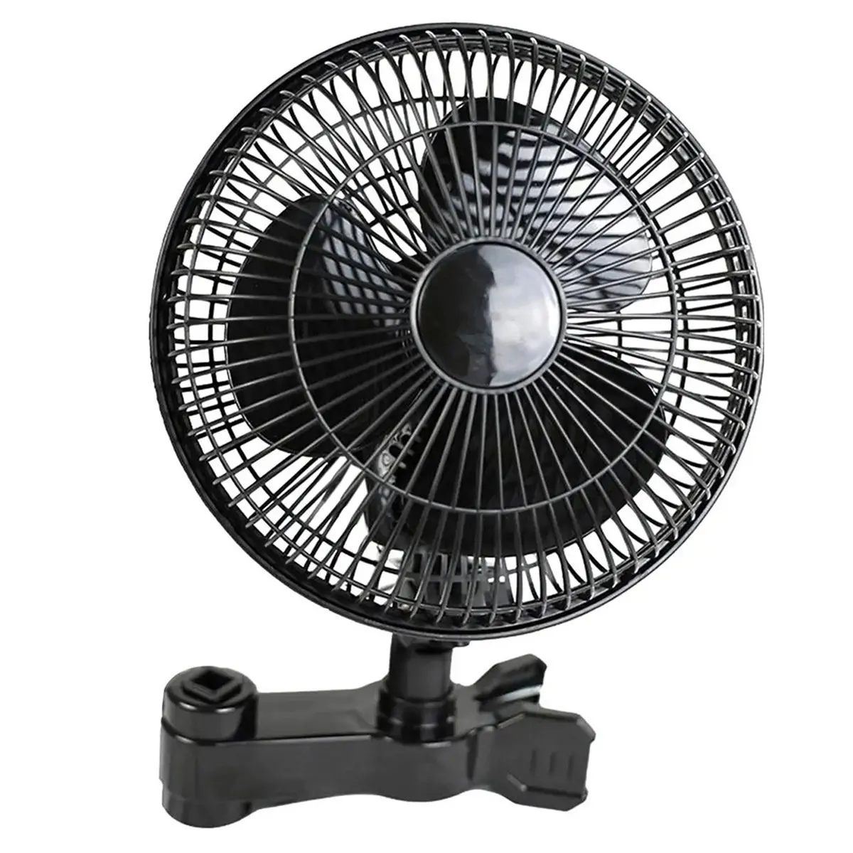 2026 Trend Clip on Fan Auto-Oscillating Fan Rotatable Plant Growth Fan Hydroponics Quiet Adjustable Fan 2 Speeds EU Plug