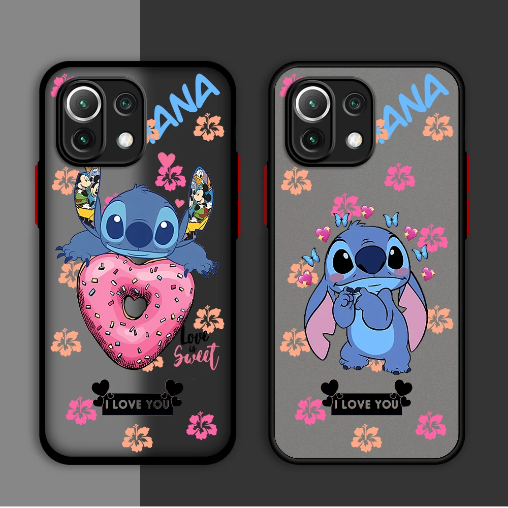 Disney Stitch Phone Case for Redmi 9 9A 9i 9C 9T 10 2022 10 10C 10A 12 4G 12C 13C 4G 5G K40 Pro A1 Plus A2 Plus