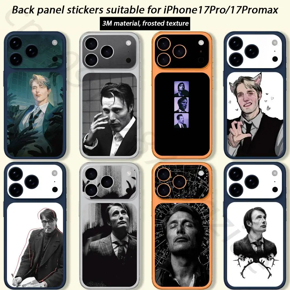 

Mads M-Mikkelsen TICKET Decal Skin Wrap for iPhone 17 Pro/Pro max Protective Film for Back, Frame, Camera