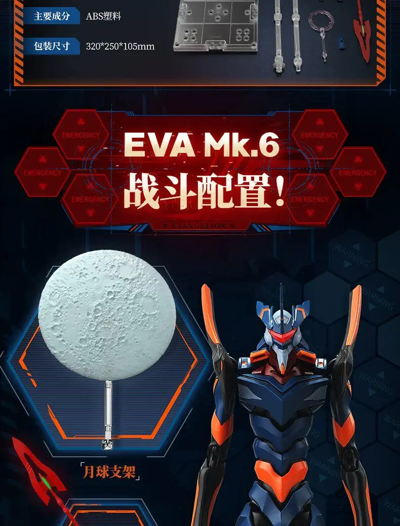 Original Blokees Evangelion Production Model‑02 TV Version & Evangelion Mark.06 Legend Edition Movable Robot Anime Figure Toys