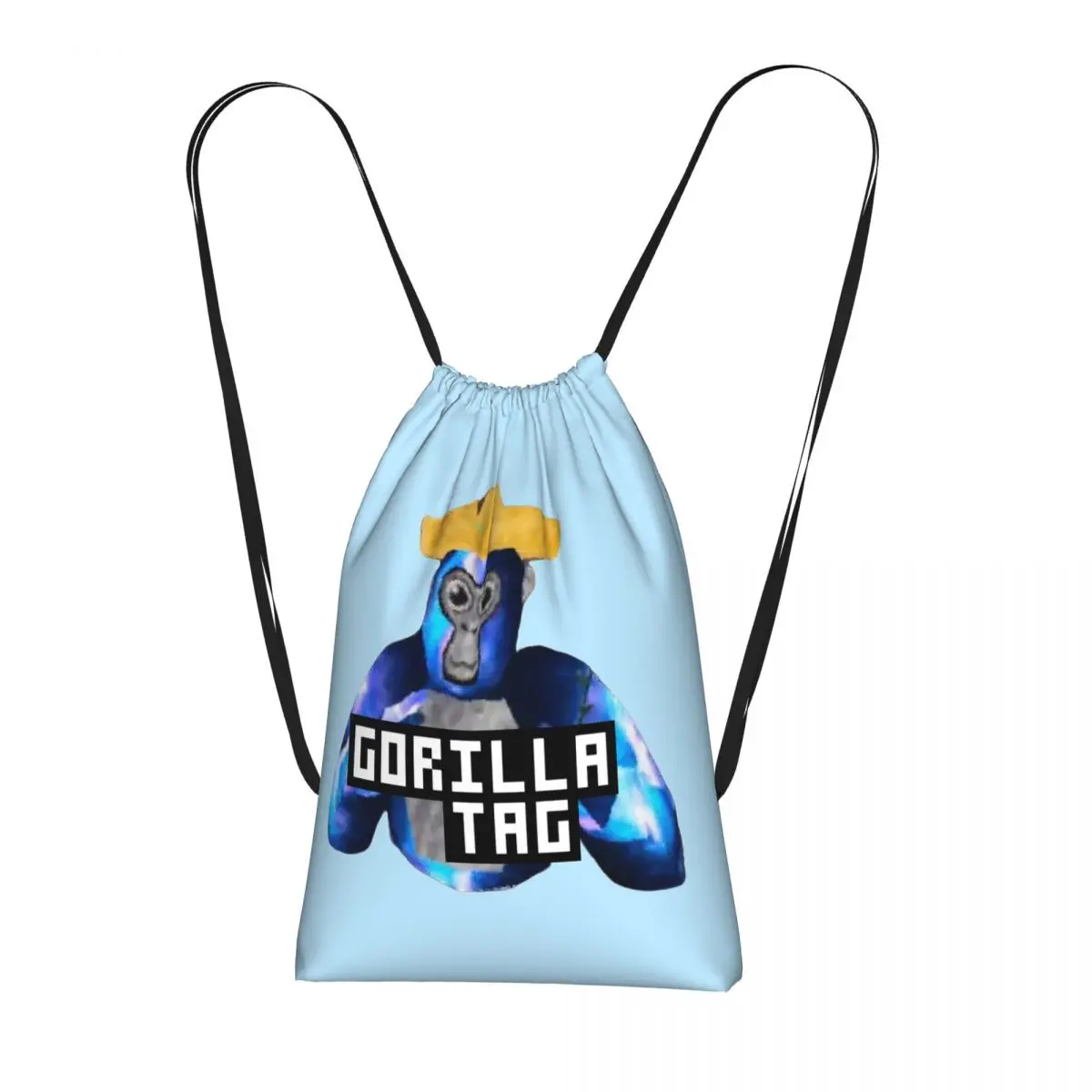 Gorilla Tag Yellow Hat Gorilla Tag Merch Backpacks Fashion Drawstring Bags Storage Bag Book Bags for Man Woman School