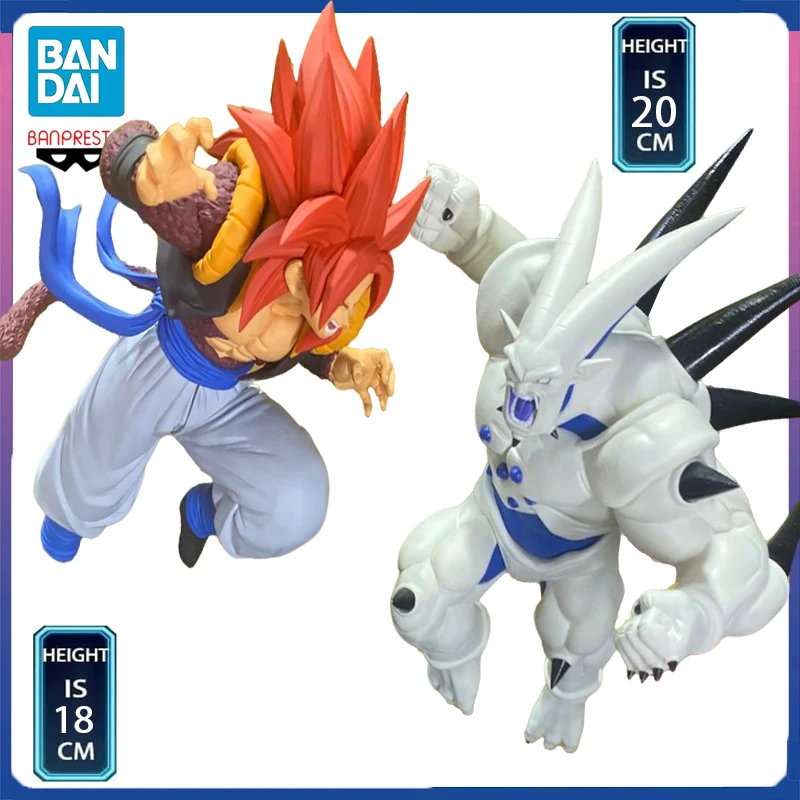 In Stock BANPRESTO MATCH MAKERS DRAGON BALL GT SUPER SAIYA 4 Gogeta One-Star Dragon‌ PVC 18&20CM ANIME ACTON FIGURES MODEL TOY