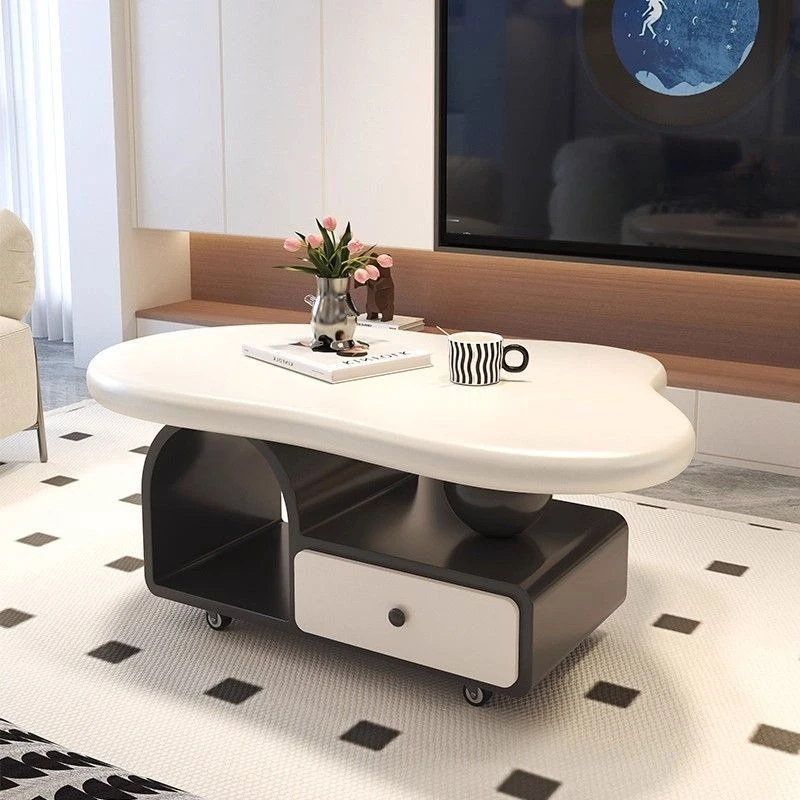 Neuer abnehmbarer Cloud-Couchtisch für Wohnzimmer, Zuhause, modern, leicht, luxuriös, High-End-Beistelltisch für kleine Wohnungen