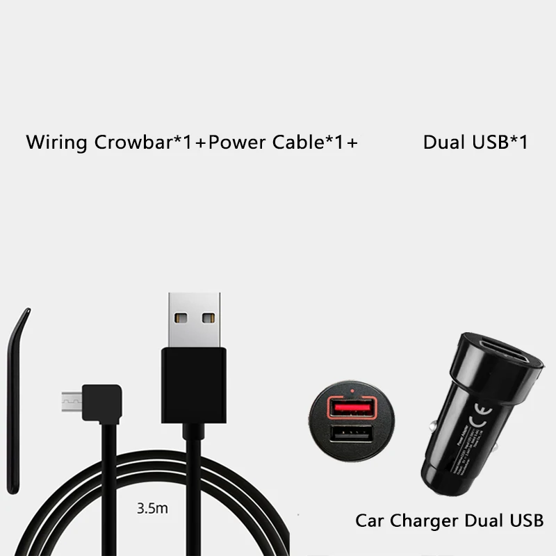 Für 70mai Ladekabel für 70mai 4K A800S für 70mai A500S 1S D06 D07 D10 M300 Kabel Micro USB Kabel für Auto DVR