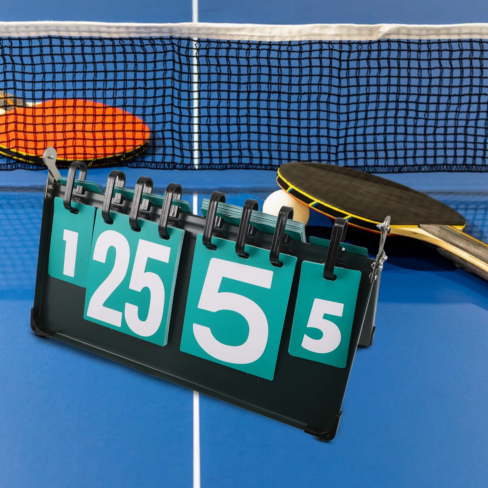 1PC Steel Plate Scoreboard Portable Flip Sports Volleyball Tennis Digital Soccer Substitution Clear Numbers Large Font