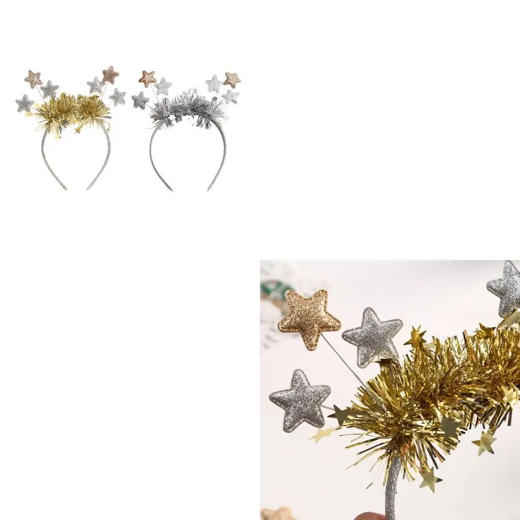 

Christmas Hair Hoop Blingbling Karaoke Party Costume Christmas Headband