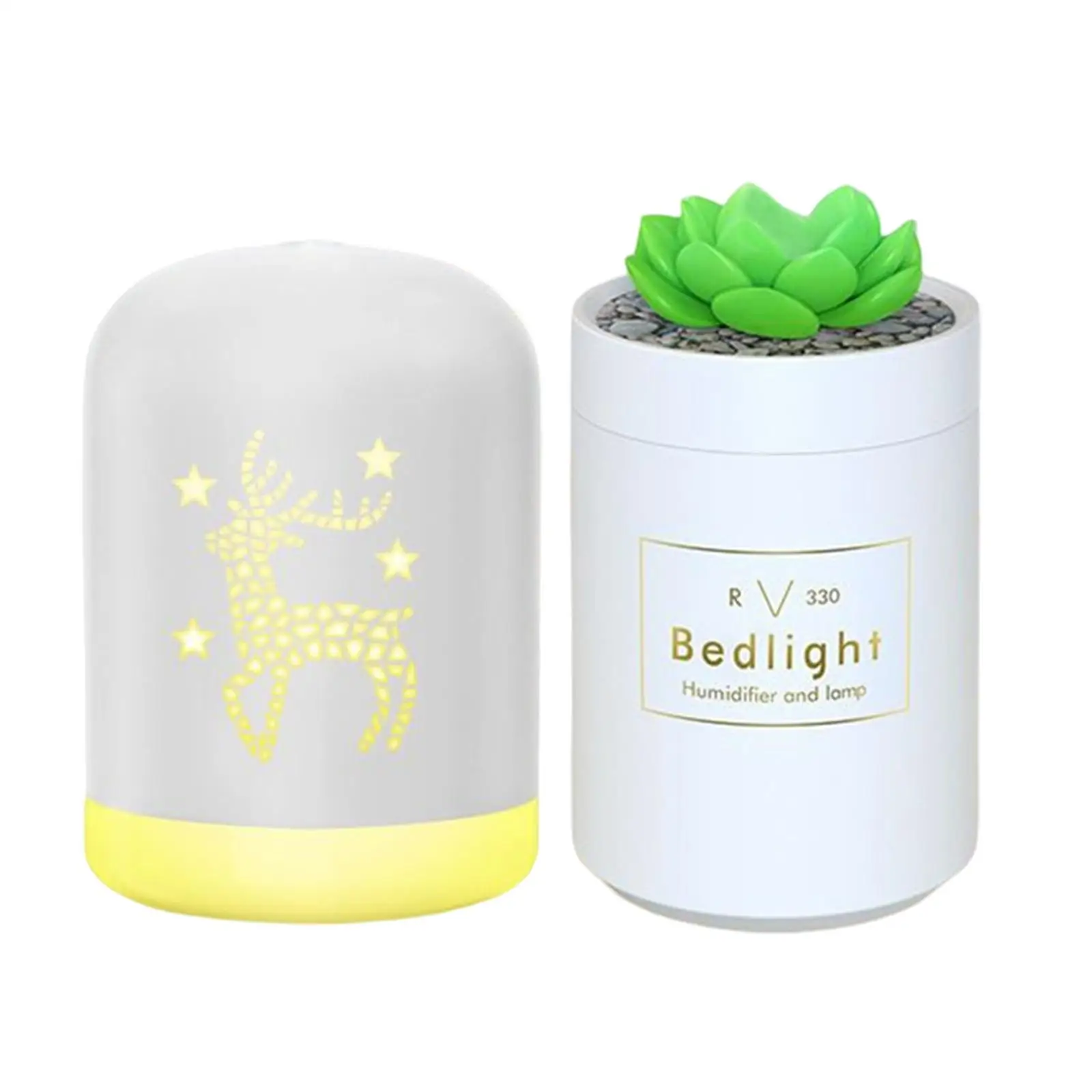 USB Humidifier 320ml Water Tank USB Rechargeable for Desktop Bedroom Office