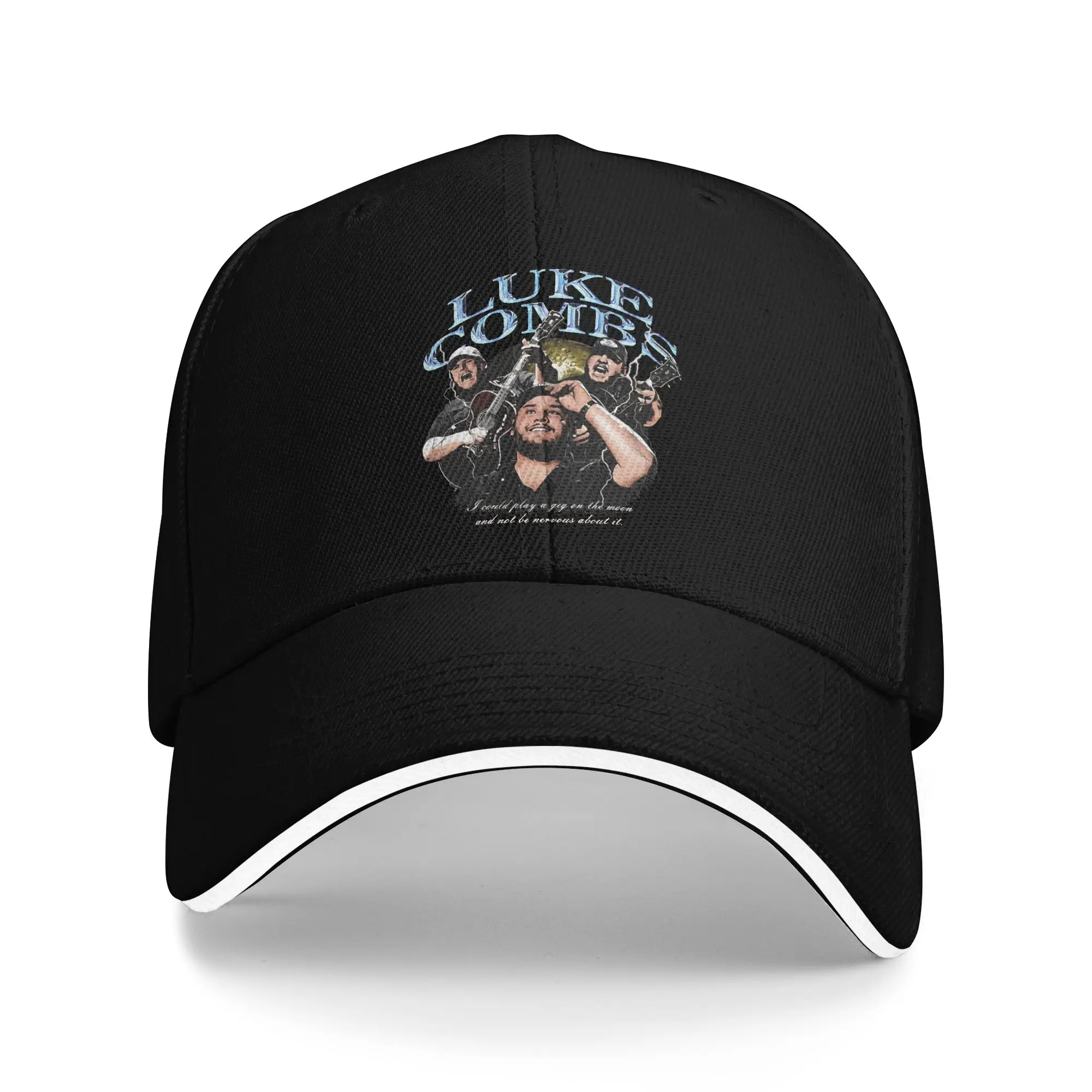 Luke Combs My Kinda Saturday Night Tour  Sun Baseball Cap Summer Men Women  Custom Logo Hip Hop Hats Breathable Snapback Cap