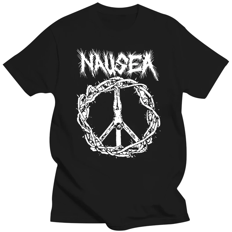 Nausea Jesus On A Cross Logo T-Shirt