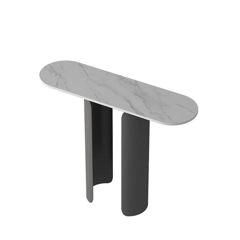 

Light luxury, marble slate case, modern simplicity, door-to-door entry, lobby foyer, gray wall side table